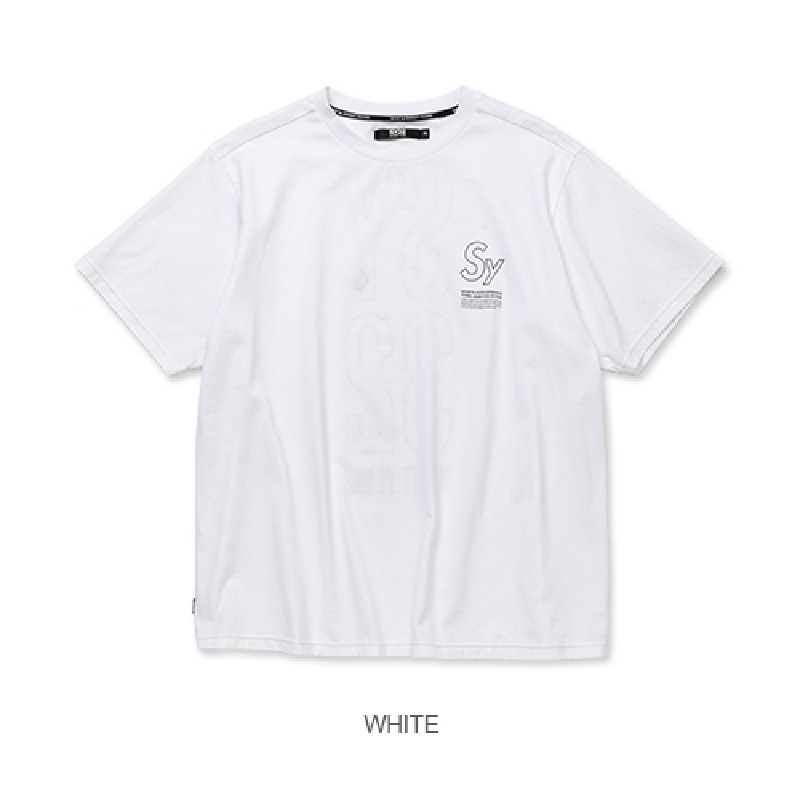  礭  SY32 by SWEET YEARS ȥ䡼 Ⱦµ T BASIC LINE LOGO BACKPRINT TEE XXXL XXXXL [M 1/1]