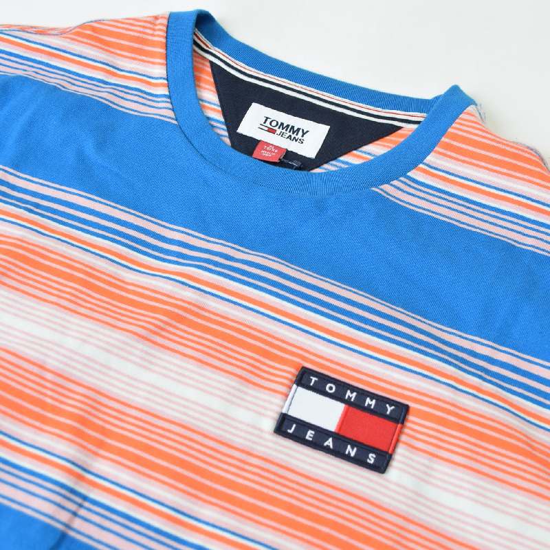 ��SALE�� �礭����������� TOMMY JEANS �ȥߡ������� Ⱦµ�ԥ���� ���롼�ͥå� �ܡ������� XL XXL 