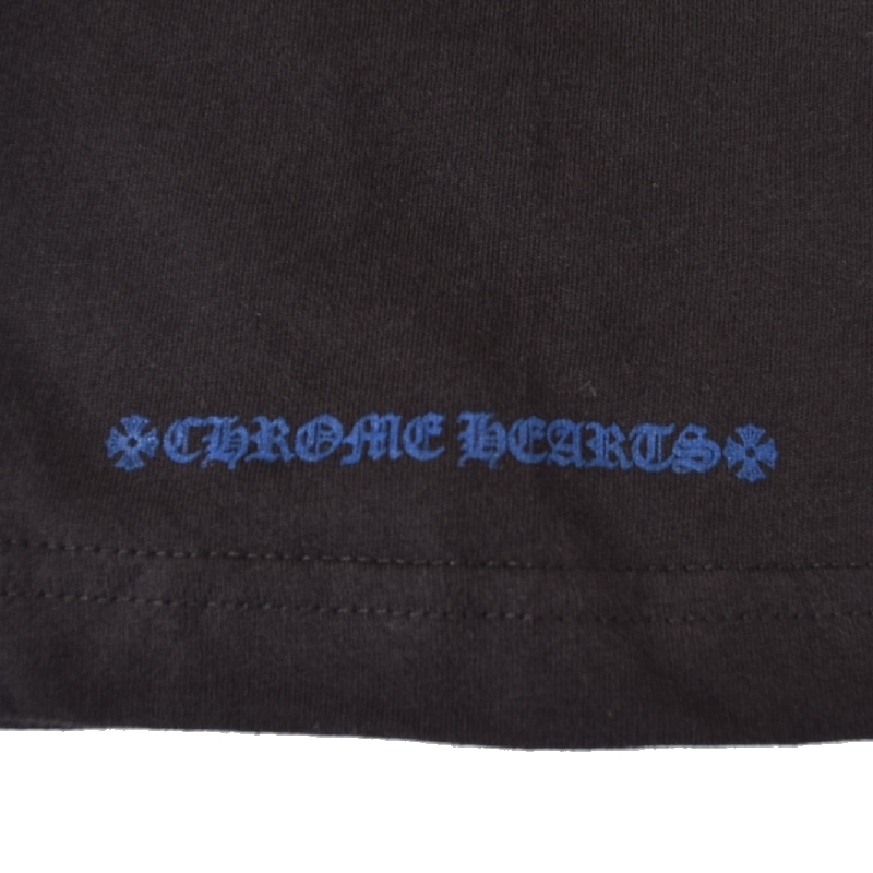 CHROME HEARTS クロムハーツ 半袖 Tシャツ 黒 ブラック ポケット Neck