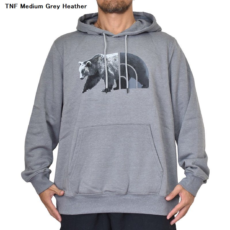 ��SALE���礭�������� ��� �Ρ����ե����� THE NORTH FACE �ץ륪���С� �ѡ����� ΢���� �������å� �ա��ǥ��� �٥��� ���졼 �� �֥�å� TNF BEAR PULLOVER HOODIE USA��ǥ� XL XXL XXXL