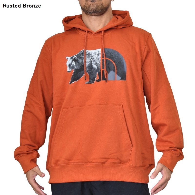 ��SALE���礭�������� ��� �Ρ����ե����� THE NORTH FACE �ץ륪���С� �ѡ����� ΢���� �������å� �ա��ǥ��� �٥��� ���졼 �� �֥�å� TNF BEAR PULLOVER HOODIE USA��ǥ� XL XXL XXXL