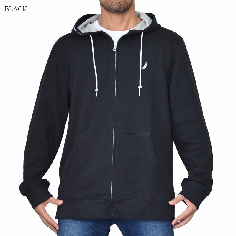 �礭�������� ��� NAUTICA �Ρ��ƥ��� �Ρ����� �ѡ����� �������å� ΢���� �ե른�å� ���ݥ���ȥ����ɽ� ���åȥ��å��б� �ա��ǥ��� �������� �� �֥�å� ���졼 XL XXL XXXL