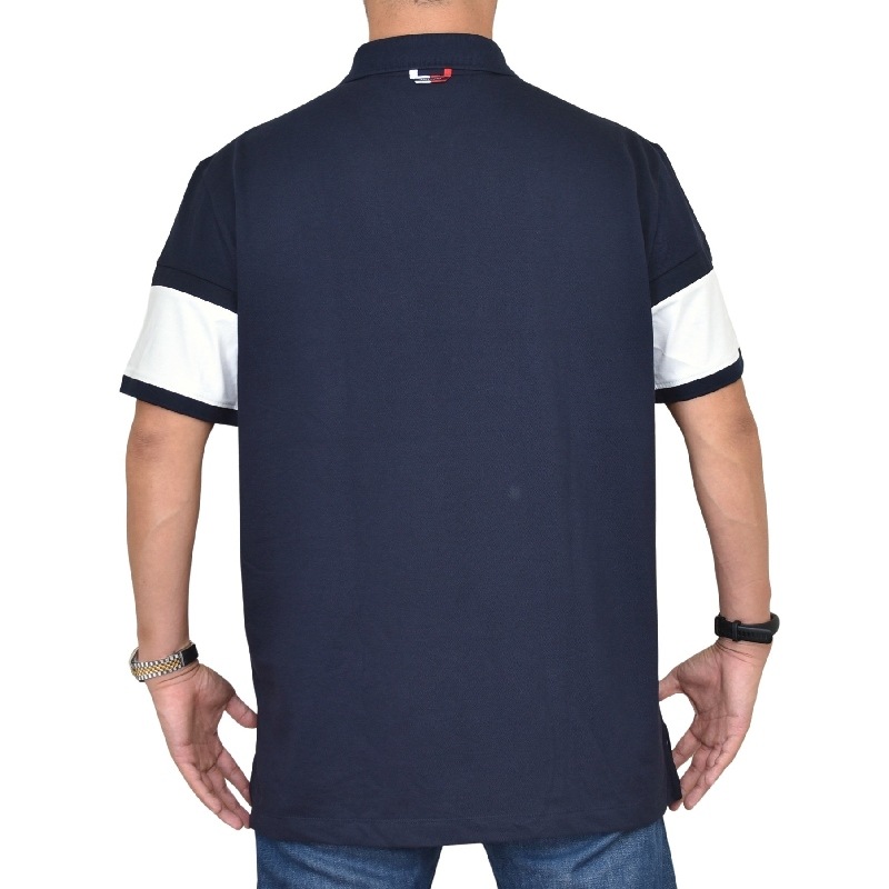 礭 TOMMY HILFIGER ȥߡҥե Ⱦµ ݥ λ ե  ۥ磻 ͥӡ REGULAR FIT XXL XXXL