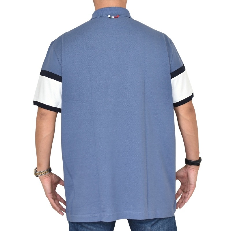 礭 TOMMY HILFIGER ȥߡҥե Ⱦµ ݥ λ ե  ۥ磻 ͥӡ REGULAR FIT XXL XXXL