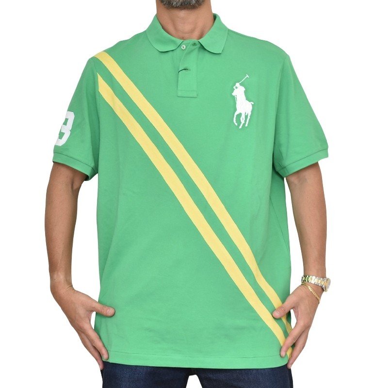 �礭�������� ��� �ݥ����ե������ POLO RALPH LAUREN �ӥå��ݥˡ� ���λ� Ⱦµ�ݥ������ classic fit XL