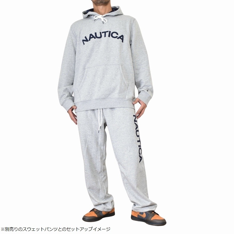 �礭�������� ��� NAUTICA �Ρ��ƥ��� �Ρ����� �ѡ����� �������å� ΢���� �ץ륪���С� �����ɽ� ���åȥ��å��б� �ա��ǥ��� �������� �� �֥�å� ���졼 XL XXL XXXL