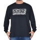 �������� �礭�������� ��� SY32 by SWEET YEARS ���������ȥ��䡼�� HEART PATTERN BOX LOGO L/S TEE ����T Ĺµ�ԥ���� XXXL XXXXL