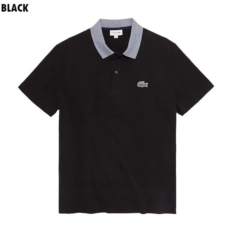 �礭�������� ��� LACOSTE �饳���� Ⱦµ�ݥ������ ���ݥ���� Contrast Neck Cotton Polo XXL XXXL XXXXL