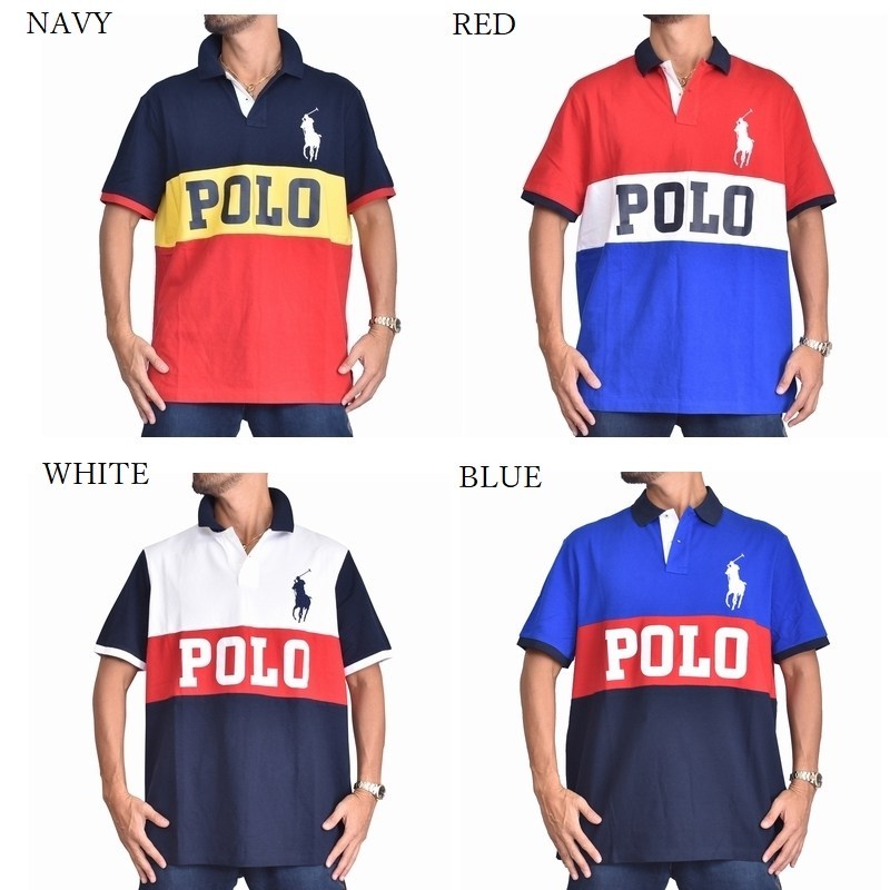 ��SALE�� �礭�������� ��� �ݥ����ե������ POLO RALPH LAUREN �ӥå��ݥˡ� ���� ���λ� Ⱦµ�ݥ������ classic fit L XL XXL