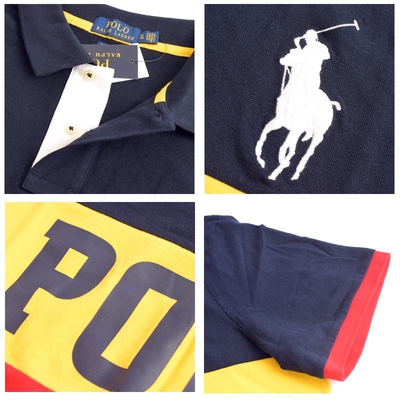 ��SALE�� �礭�������� ��� �ݥ����ե������ POLO RALPH LAUREN �ӥå��ݥˡ� ���� ���λ� Ⱦµ�ݥ������ classic fit L XL XXL