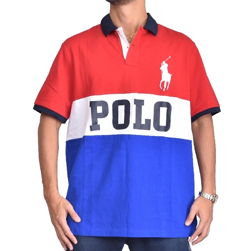 ��SALE�� �礭�������� ��� �ݥ����ե������ POLO RALPH LAUREN �ӥå��ݥˡ� ���� ���λ� Ⱦµ�ݥ������ classic fit L XL XXL