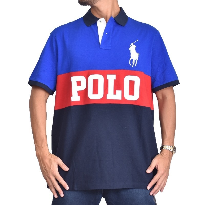 ��SALE�� �礭�������� ��� �ݥ����ե������ POLO RALPH LAUREN �ӥå��ݥˡ� ���� ���λ� Ⱦµ�ݥ������ classic fit L XL XXL