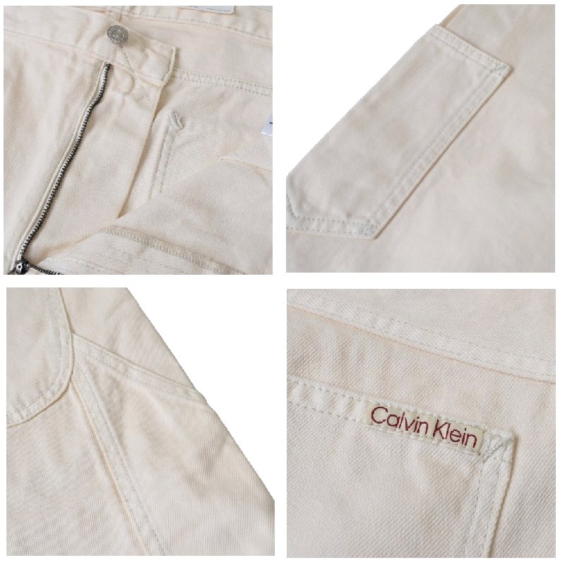��SALE�� �礭�������� ��� CK Calvin Klein ����Х󥯥饤�� �ڥ��󥿡� ��� �ǥ˥�ѥ�� �����ѥ� ������ �磻�� ���åץե饤 40�����