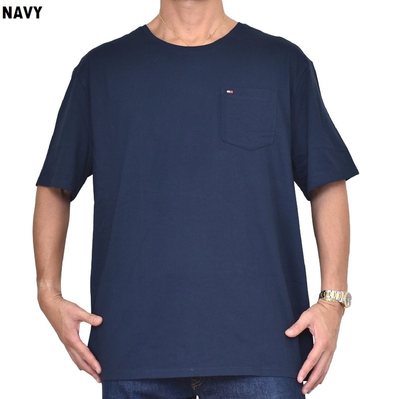 �礭����������� TOMMY HILFIGER �ȥߡ��ҥ�ե����� Ⱦµ�ԥ���� ���롼�ͥå� ���ݥ���Ȼɽ� ���ݥ��å� XXL 