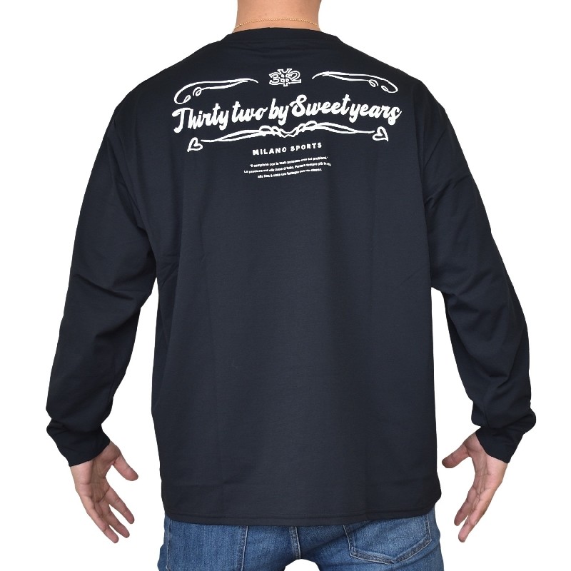 �������� �礭�������� ��� SY32 by SWEET YEARS ���������ȥ��䡼�� BIG PRINT L/S TEE ����T Ĺµ�ԥ���� XXXL XXXXL