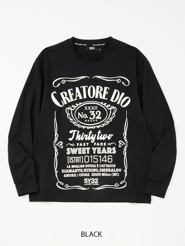 �������� �礭�������� ��� SY32 by SWEET YEARS ���������ȥ��䡼�� BIG PRINT L/S TEE ����T Ĺµ�ԥ���� XXXL XXXXL