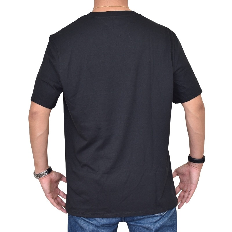 �礭����������� TOMMY JEANS �ȥߡ������� Ⱦµ�ԥ���� ���롼�ͥå� ���ݥ���Ȼɽ� �� �١����� XL XXL XXXL