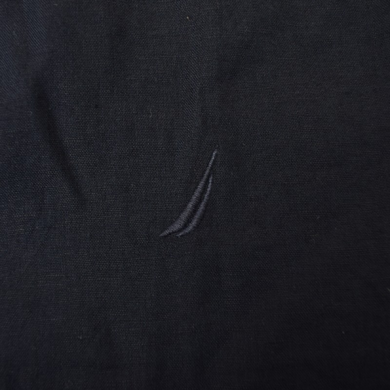 �礭�������� ��� NAUTICA �Ρ��ƥ��� �Ρ����� �� ��ͥ� Ĺµ����� ���ݥ���� linen deck shirt XXL