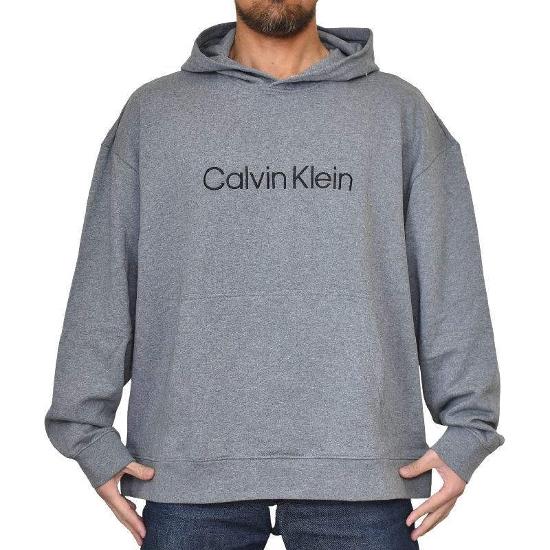 ��SALE�� �礭�������� ��� CK ����Х󥯥饤�� Calvin Klein �ѡ����� �ա��ǥ��� �ץ륪���С��������å� �����ɽ� �ӥå����륨�å� ���졼 XL XXL