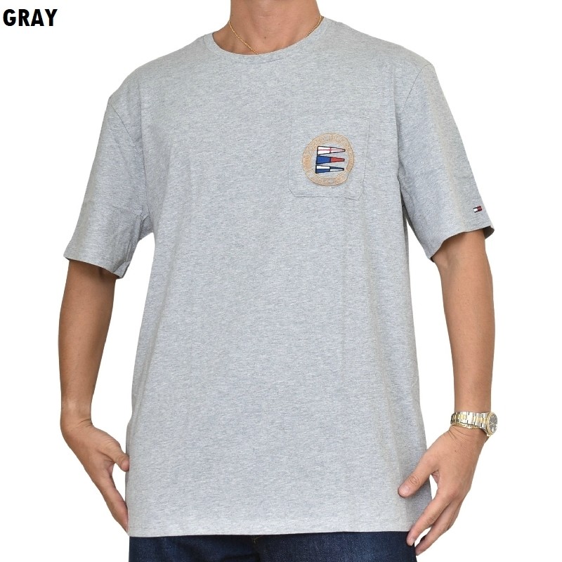 �礭����������� TOMMY HILFIGER �ȥߡ��ҥ�ե����� Ⱦµ�ԥ���� �ݥ��å� ����֥��ɽ� XXL