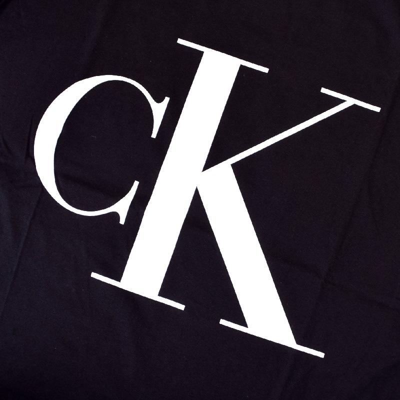 �礭�������� ��� CK ����Х󥯥饤�� Calvin Klein ���롼�ͥå� Ⱦµ�ԥ���� �����ץ��� �� �ۥ磻�� �� �֥�å� �ͥ��ӡ� XL XXL [M�� 1/1]