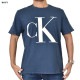 �礭�������� ��� CK ����Х󥯥饤�� Calvin Klein ���롼�ͥå� Ⱦµ�ԥ���� �����ץ��� �� �ۥ磻�� �� �֥�å� �ͥ��ӡ� XL XXL [M�� 1/1]