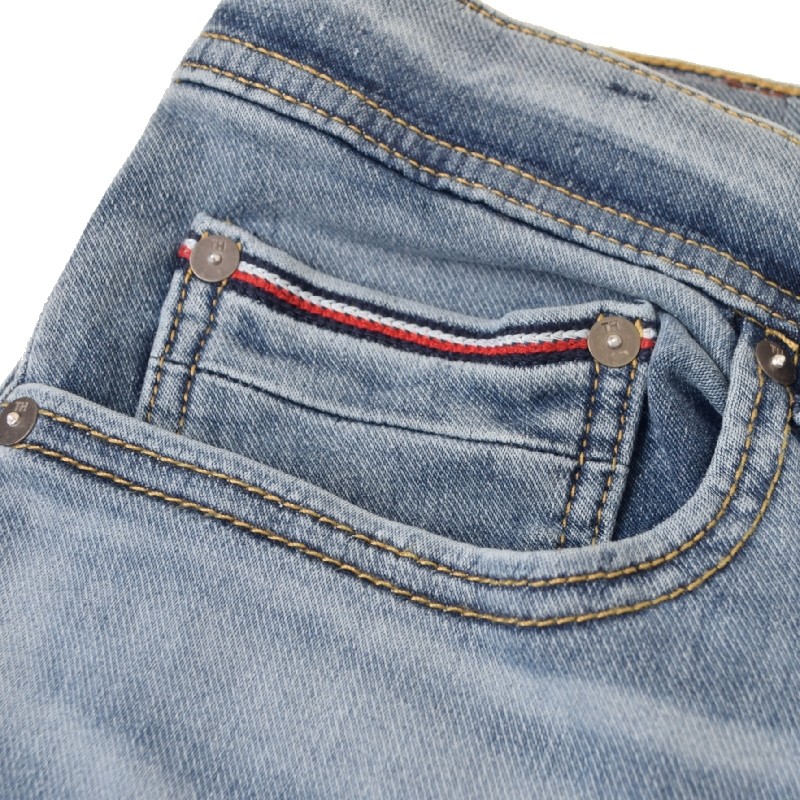 �礭����������� TOMMY HILFIGER �ȥߡ��ҥ�ե����� �ǥ˥�ѥ�� ������ �����ѥ� ���ȥ졼�� ���åץե饤 ���ȥ�å� STRAIGHT 38 40 42 44�����