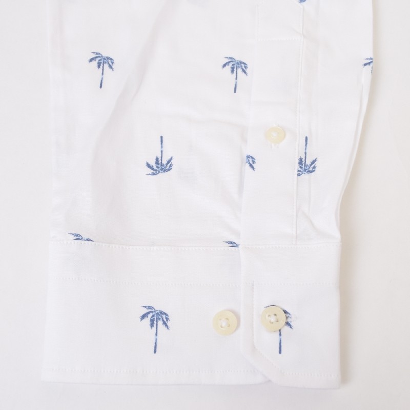 �礭�������� ��� NAUTICA �Ρ��ƥ��� �Ρ����� printed oxford shirt �ѡ������� Ĺµ����� ���å����ե����� XXL XXXL