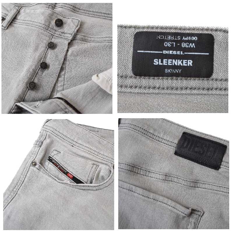 ��SALE�� �礭�������� ��� DIESEL �ǥ������� SKINNY �ǥ˥�ѥ�� ������ �֥�å��ǥ˥� SLEENKER 009PY STRETCH �����å��� �桼���ɲù� 38 40�����