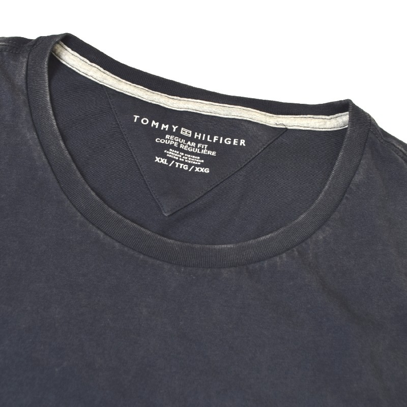 �礭����������� TOMMY HILFIGER �ȥߡ��ҥ�ե����� Ⱦµ�ԥ���� ���롼�ͥå� �ץ��� XXL