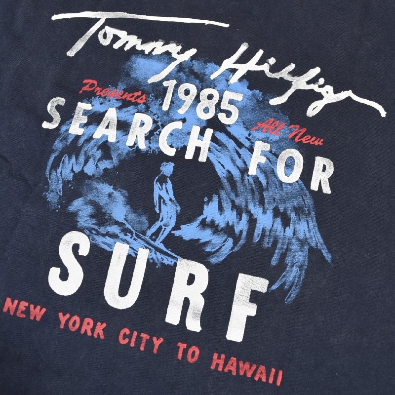 �礭����������� TOMMY HILFIGER �ȥߡ��ҥ�ե����� Ⱦµ�ԥ���� ���롼�ͥå� �ץ��� XXL