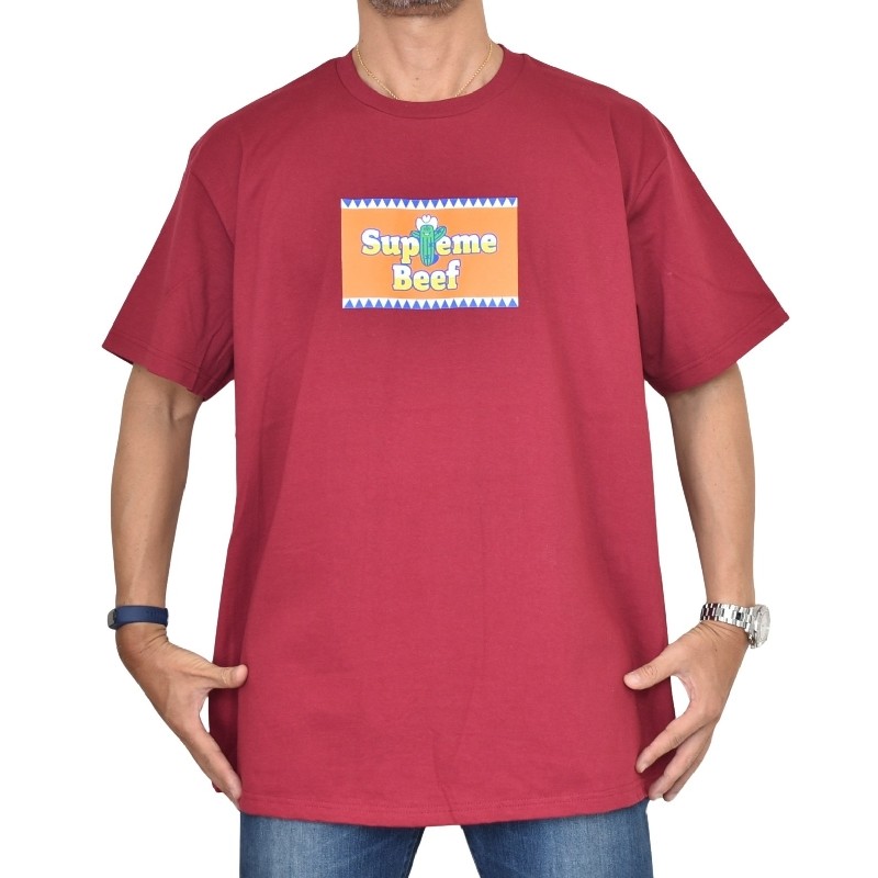 �礭�������� ��� Supreme ����ץ꡼�� Beef Tee Ⱦµ T����� XXL