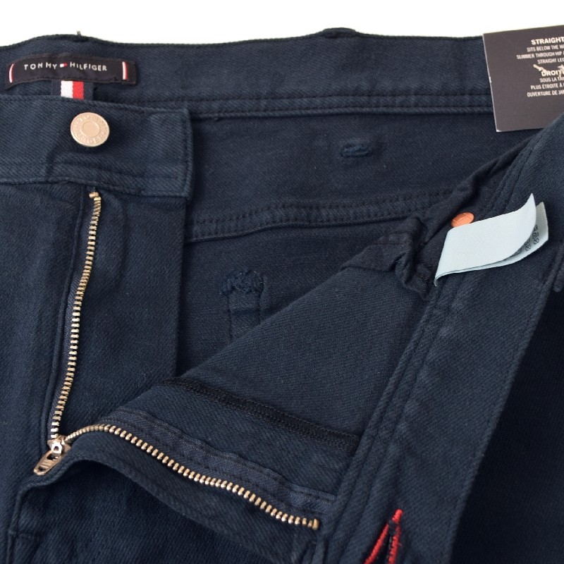 �礭����������� TOMMY HILFIGER �ȥߡ��ҥ�ե����� ���顼�ǥ˥�ѥ�� ������ �����ѥ� ���ȥ졼�� ���åץե饤 STRAIGHT 42 44�����