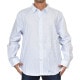 �礭�������� ��� NAUTICA �Ρ��ƥ��� �Ρ����� slim fit wrinkle-resistant printed shirt ���� Ĺµ����� XXXL