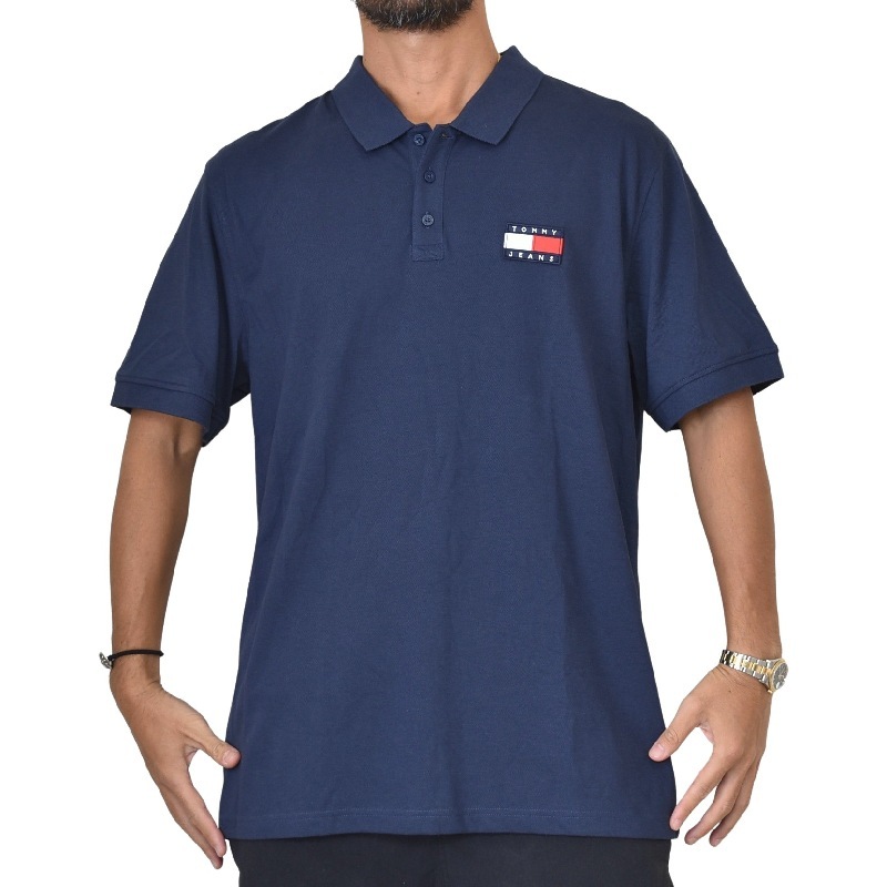 SALE 礭 TOMMY JEANS ȥߡ Ⱦµ ݥ ݥ ۥ磻   ֥å ͥӡ å  ե XL XXL