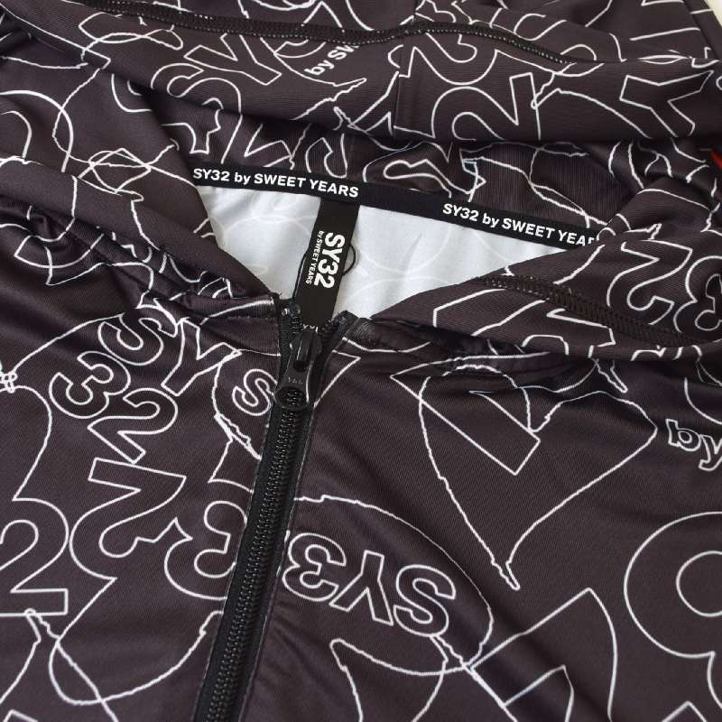 ��SALE�� �������� �礭�������� ��� SY32 by SWEET YEARS GRAPHIC RUSH GUARD HOODIE ��å��奬���� ���åץա��ǥ��� �ѡ����� XXXL XXXXL