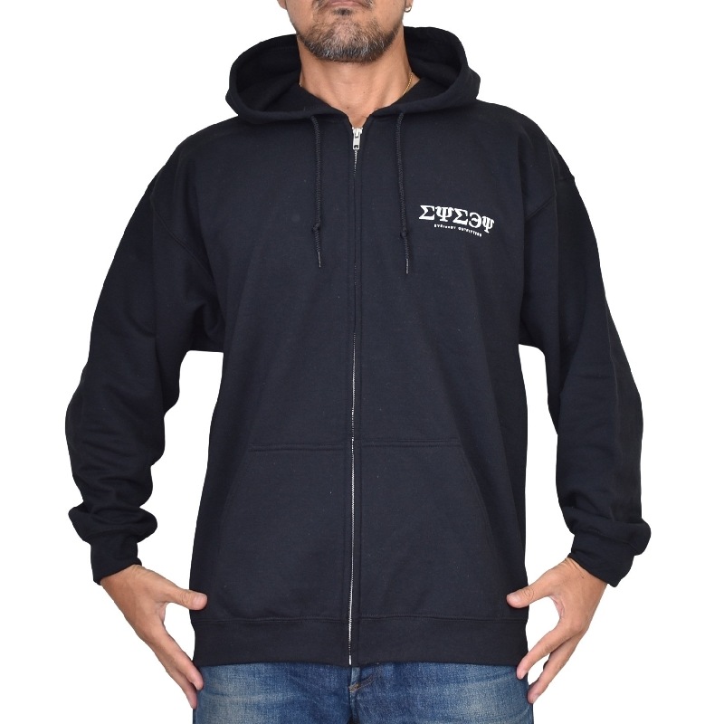 �礭�������� ��� EYEDY �����ǥ��� LINE LOGO ���� �ѡ����� �ե른�å� �������å� ΢���� �� �֥�å� ���졼 XL XXL