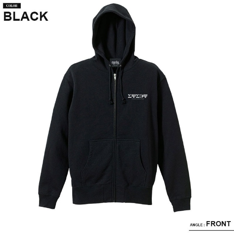 �礭�������� ��� EYEDY �����ǥ��� LINE LOGO ���� �ѡ����� �ե른�å� �������å� ΢���� �� �֥�å� ���졼 XL XXL