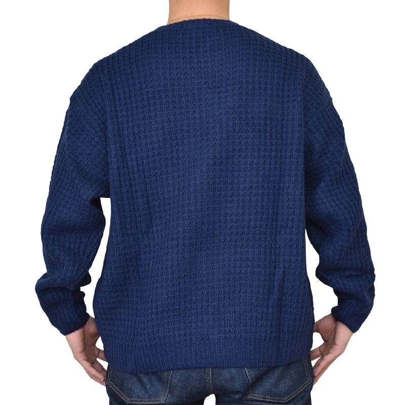 �礭�������� ��� Supreme ����ץ꡼�� Small Box Waffle Sweater ���⡼��ܥå��� ��åե� ���롼�ͥå� �������� XXL