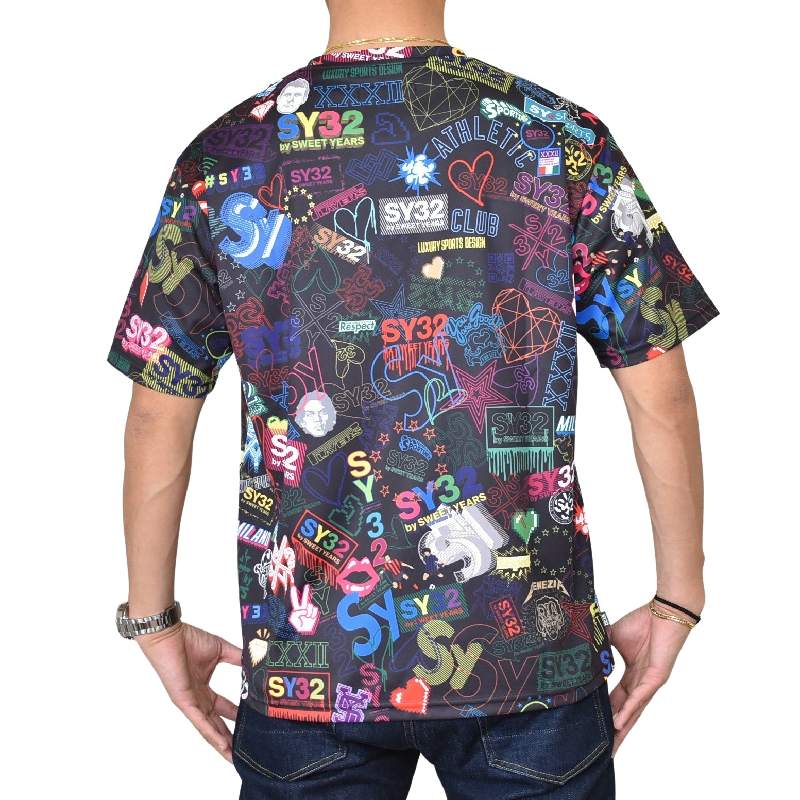SALEۡ 礭  SY32 by SWEET YEARS ȥ䡼 Ⱦµ T GRAPHIC ACTIVE TEE XXXL XXXXL 