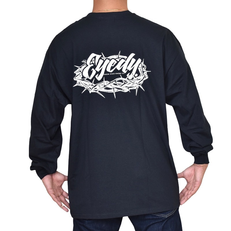 �礭�������� ��� EYEDY �����ǥ��� ����� Ĺµ�ԥ���� TEAM CROWN �� �֥�å� �� �ۥ磻�� XXL XXXL [M�� 1/1]