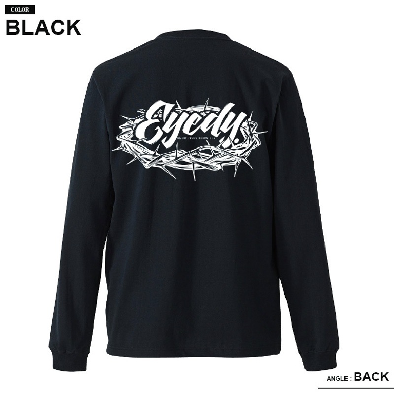 �礭�������� ��� EYEDY �����ǥ��� ����� Ĺµ�ԥ���� TEAM CROWN �� �֥�å� �� �ۥ磻�� XXL XXXL [M�� 1/1]