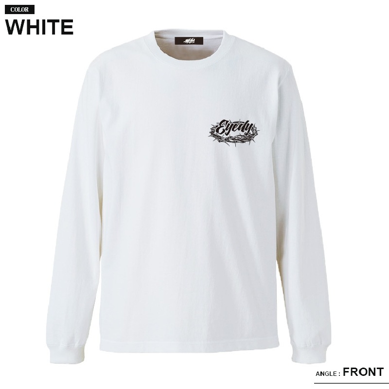 �礭�������� ��� EYEDY �����ǥ��� ����� Ĺµ�ԥ���� TEAM CROWN �� �֥�å� �� �ۥ磻�� XXL XXXL [M�� 1/1]