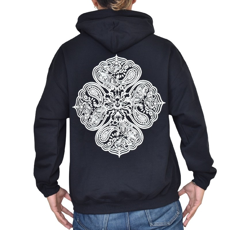 �礭�������� ��� EYEDY �����ǥ��� THE ORIENTAL �ѡ����� �ץ륪���С� �������å� ΢���� �� �֥�å� ���졼 XL XXL