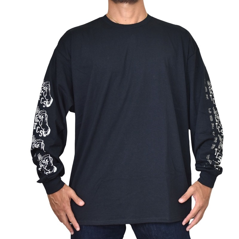 �礭�������� ��� EYEDY �����ǥ��� ����� Ĺµ�ԥ���� THE COFFEE SHOP �� �֥�å� �� �ۥ磻�� XXL XXXL [M�� 1/1]