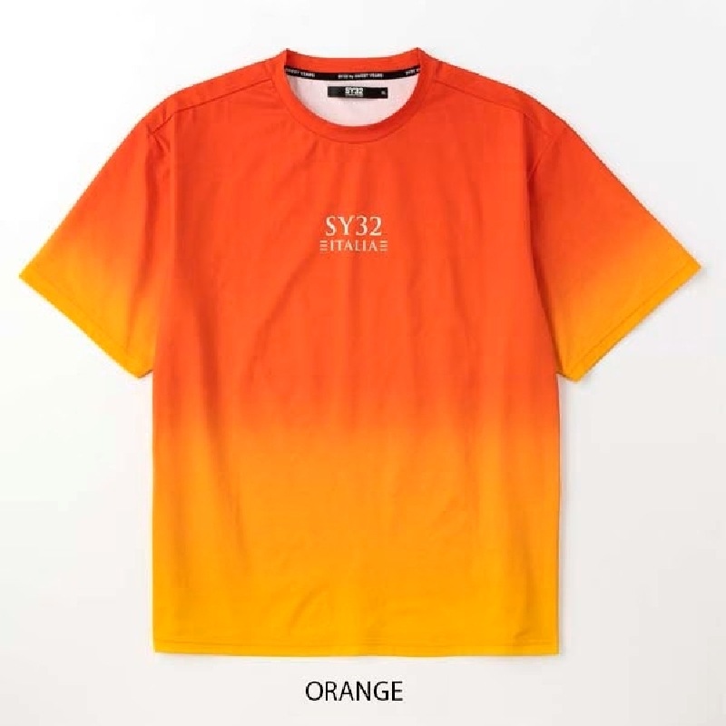  礭  SY32 by SWEET YEARS ȥ䡼 ǡ ӥå Ⱦµ T GRADATION BIG LOGO TEE XXXL XXXXL