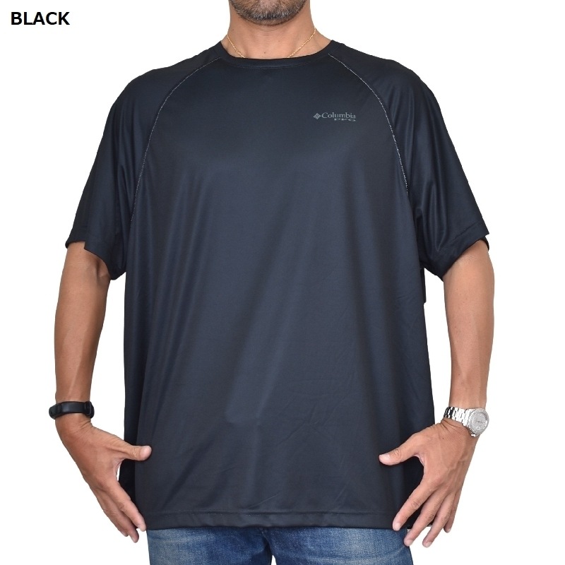 �礭�������� ��� Columbia ������ӥ� Ⱦµ ��å��奬���� UV�к� ®�� ��� �ե��å��� PFG �ͥ��ӡ� �֥�å� �� XL XXL