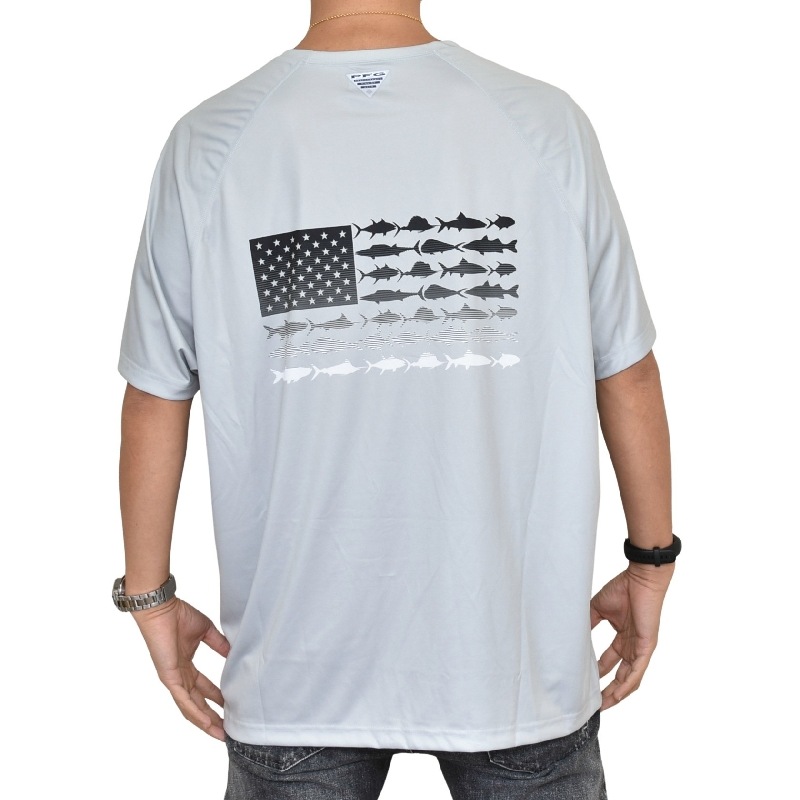 �礭�������� ��� Columbia ������ӥ� Ⱦµ ��å��奬���� UV�к� ®�� ��� �ե��å��� PFG �ͥ��ӡ� �֥�å� �� XL XXL