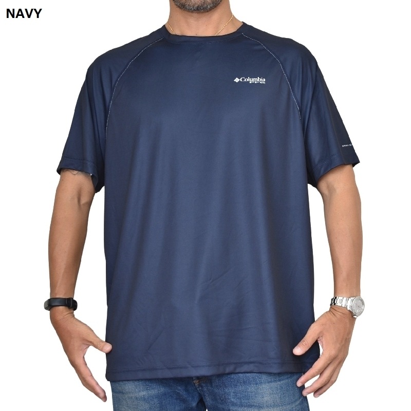 �礭�������� ��� Columbia ������ӥ� Ⱦµ ��å��奬���� UV�к� ®�� ��� �ե��å��� PFG �ͥ��ӡ� �֥�å� �� XL XXL