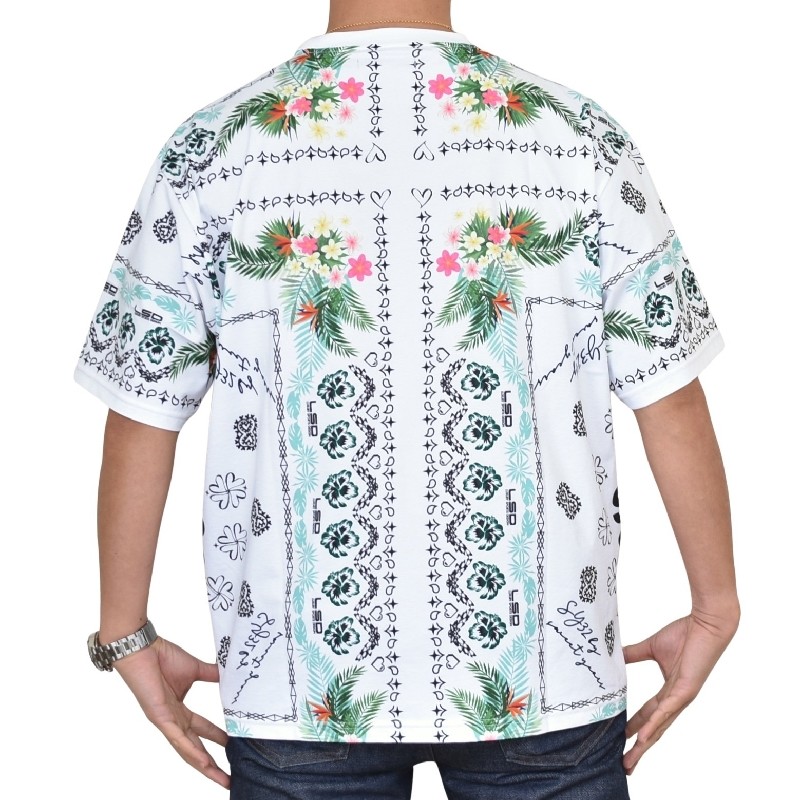  礭  SY32 by SWEET YEARS ȥ䡼 Хʥեå Ⱦµ T BANDANNA GRAPHIC TEE XXXL XXXXL